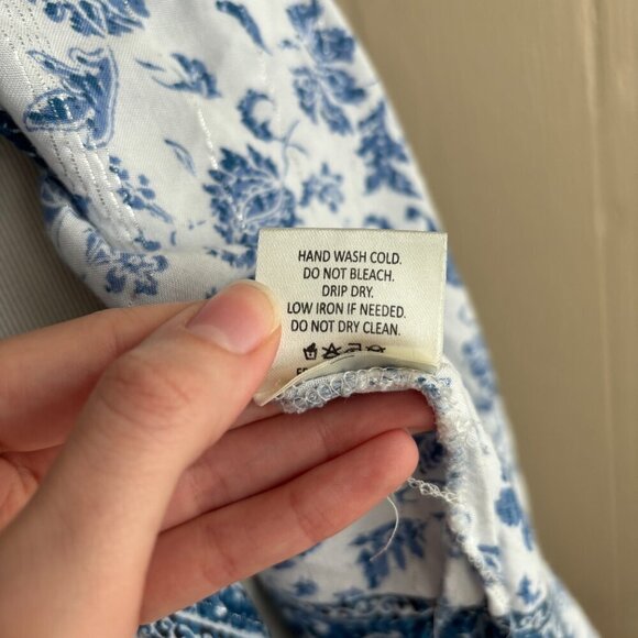 Boho Floral Print Tassel Trim Beachy Open Front Kimono Mi Ami - Picture 10 of 10